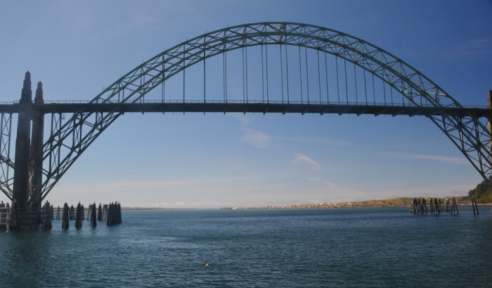 The Yaquina Bay Bridge